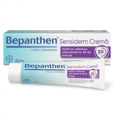 Crema Calmanta Pentru Dermatita Atopica Sensiderm, 50 g, Bayer Bepanthen
