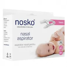 Aspirator Nazal Pentru Nou Nascuti Si Copii Basic, 1 Bucata, Nosko