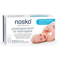 Solutie Sterila Izotonica Pentru Uz Nazal Si Oftalmic, 60 Monodoze x 5 ml, Nosko