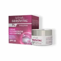 Crema De Zi Cu SPF 50 Si Efect Antirid, 50 ml, Gerovital H3 Evolution Age Control
