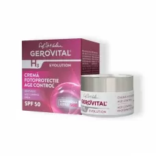 Crema De Zi Cu SPF 50 Si Efect Antirid, 50 ml, Gerovital H3 Evolution Age Control