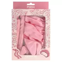Set Pentru Ondularea Parului Cu Ondulator Satin Si Turban, Parsa