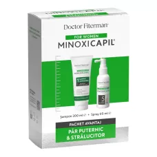 Pachet Fortifiant Par Pentru Femei, 200 ml + 60 ml, Doctor Fiterman Minoxicapil