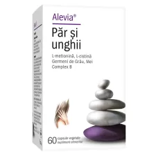 Capsule Pentru Par Si Unghii, 60 Capsule Vegetale, Alevia